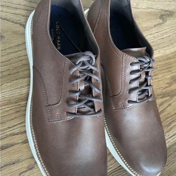 Cole Haan Grand Atlantic Oxford Mens 13M Brown Chestnut Shoes C34853 NWOB - Picture 3 of 8